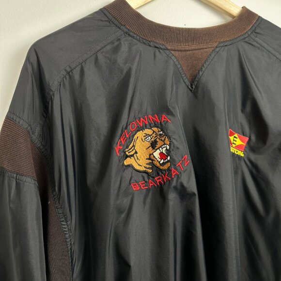 Vintage Easton Baseball Kelowna Bearkatz Men's Pullover Windbreaker Jacket - XL - Picture 6 of 7